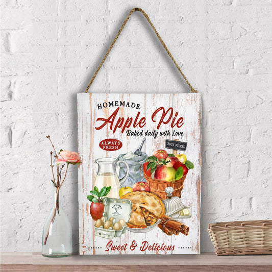 Country Homemade Apple Pie Wall Decor