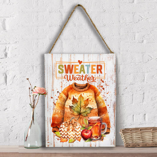 Fall Sweater Weather Wall Decor
