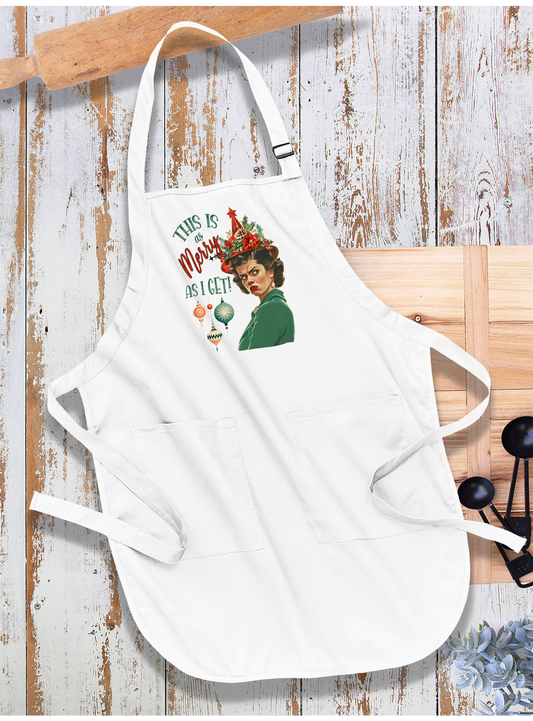 Christmas Funny This is my Merry Apron
