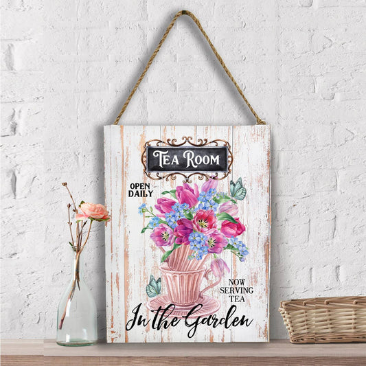 Tea Room in the Garden Tulips Wall Decor
