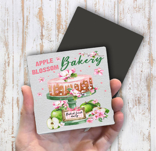 Apple Blossom Bakery Farmhouse Magnet Fridge - Sets of 2