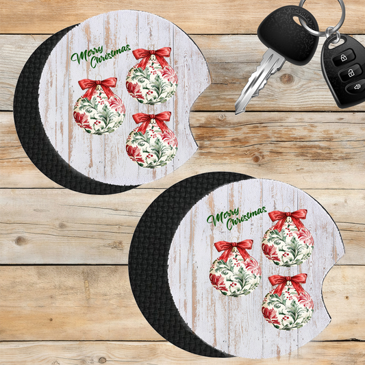 Car Coaster Christmas Water Toile Ornaments