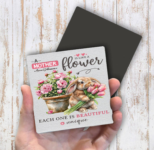 Mothers Blessing is Like a Flower Magnet Fridge - Sets of 2