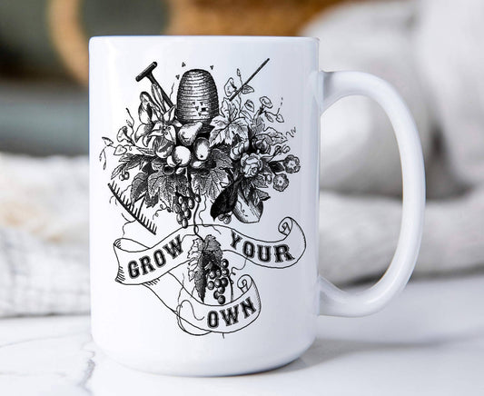 Country Farm, Grow Your Own, Coffee Mugs