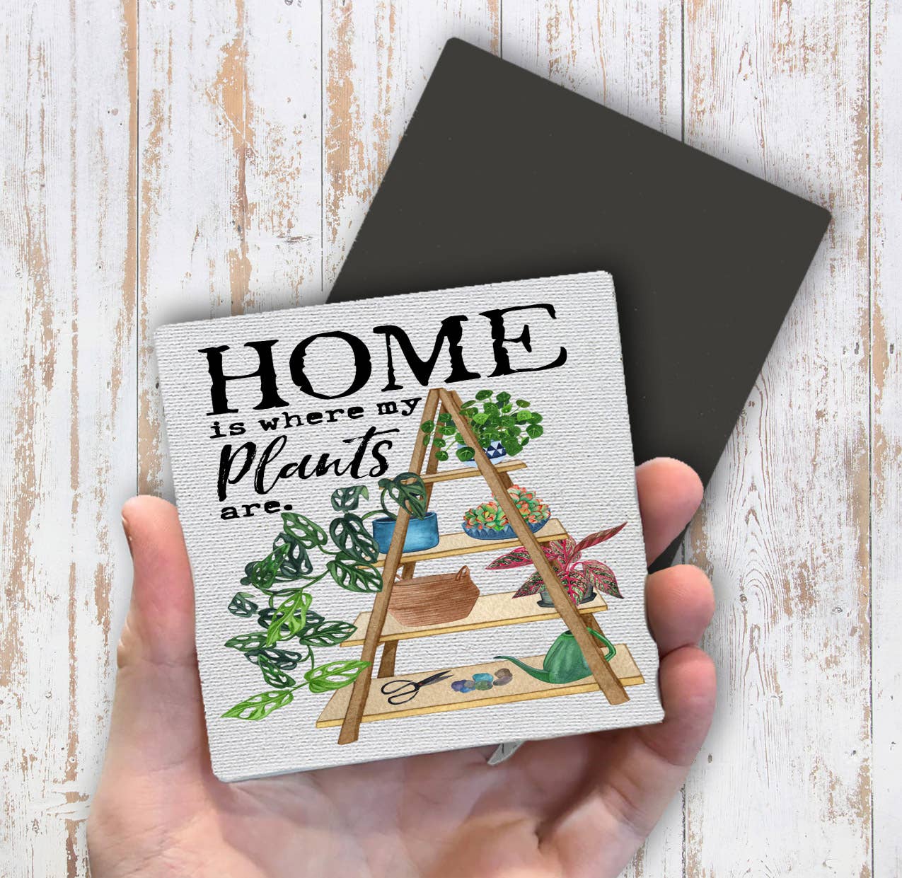 Home is where my Plants are House Plants Magnet Fridge - Sets of 2