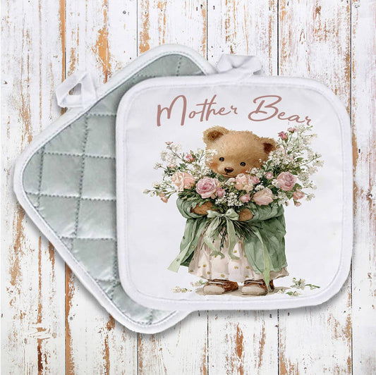 Mother's Day Mother Bear Pot Holder