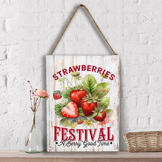 Strawberry Festival  Wall Decor