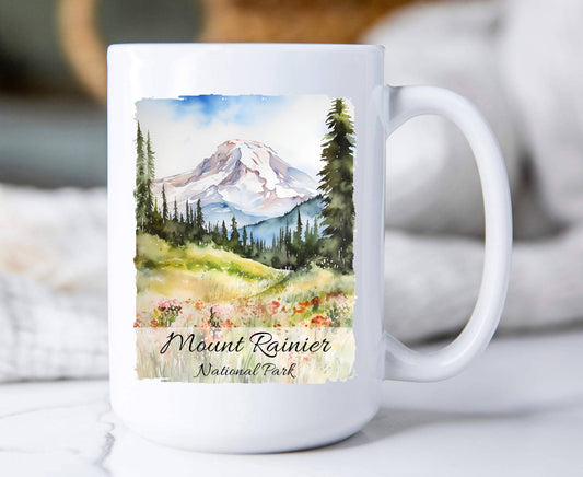 Mount Rainier National Park Washington  Coffee Mug