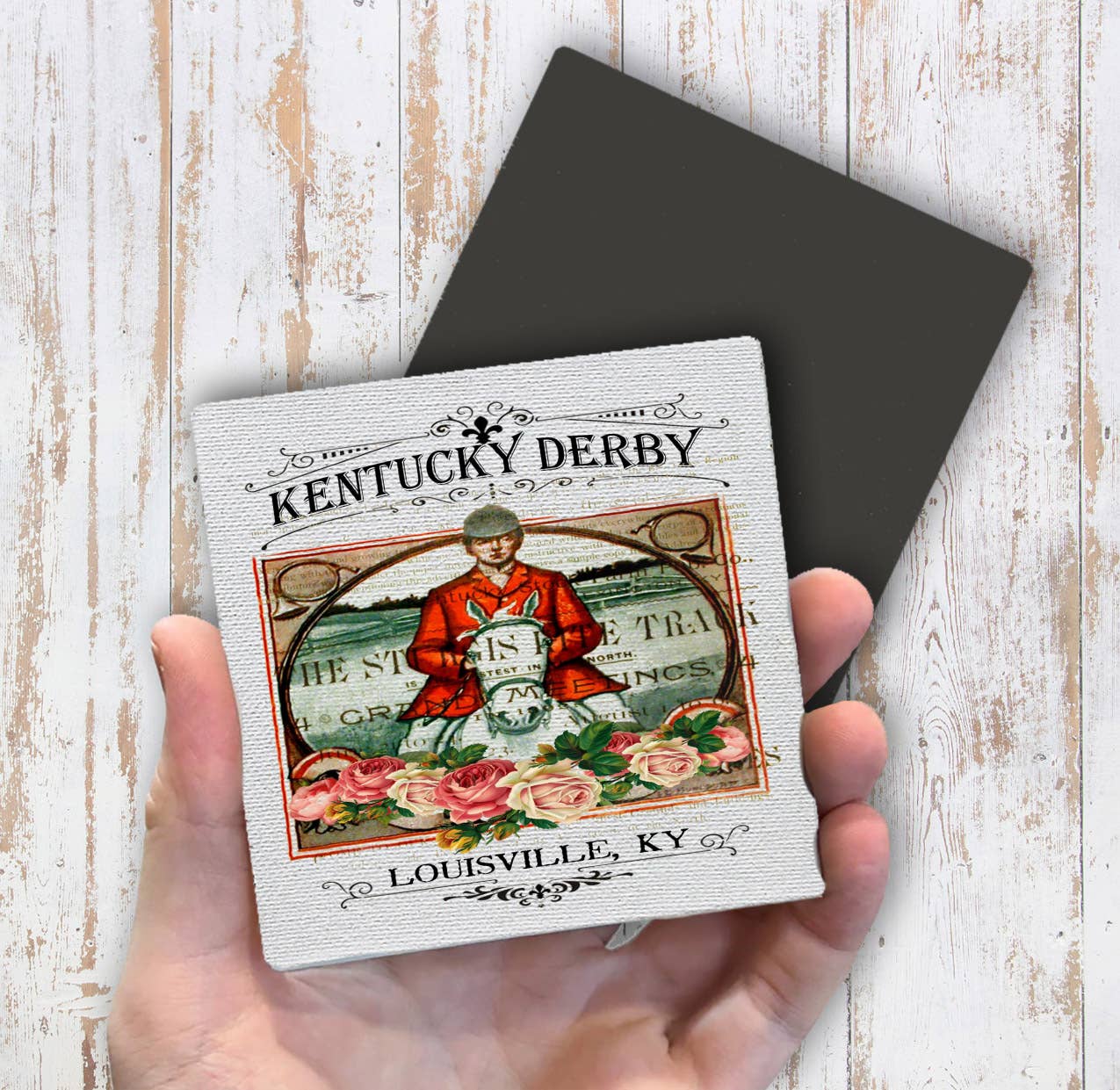 Kentucky Derby Louisville Vintage Magnet Fridge - Sets of 2