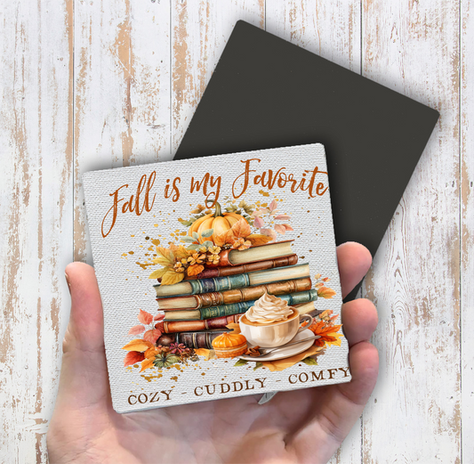 Fall is My Favorite Cozy Cuddly Magnet Fridge (Set of 2)