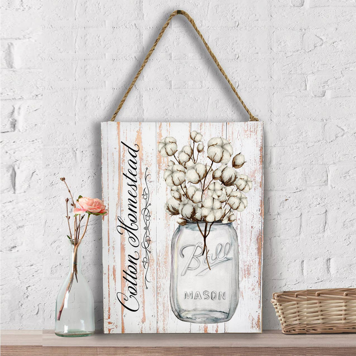 Homestead Mason Jar, Wall Decor