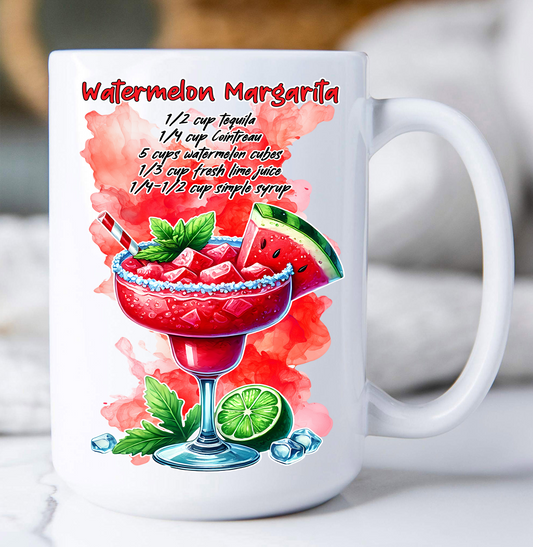 Summer Cocktail Watermelon Margarita Coffee Mug
