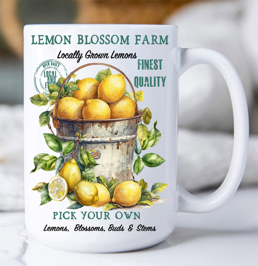 Bucket of Lemon Blossom Farm Coffee Mug