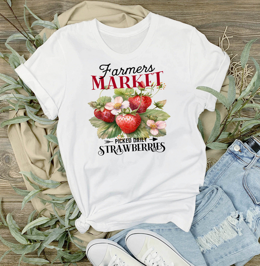 Farmers Market Strawberry T-Shirt
