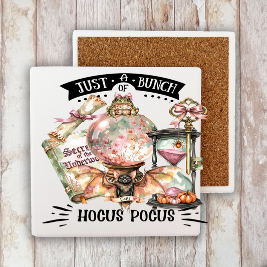 Halloween Bunch of Hocus Pocus Stone Coaster (Set of 2)