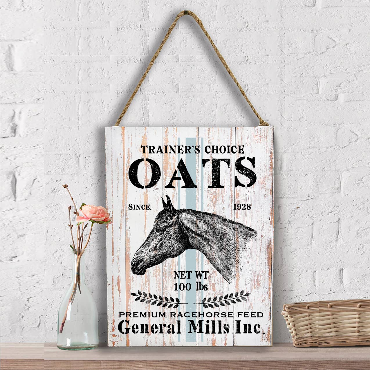 Trainers Choose Oats Horse Wall Decor