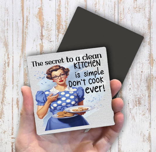 Clean Don't Cook Funny Magnet Fridge - Sets of 2