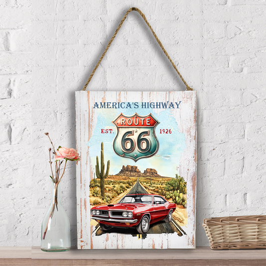 Route 66 America's Highway  Wall Decor