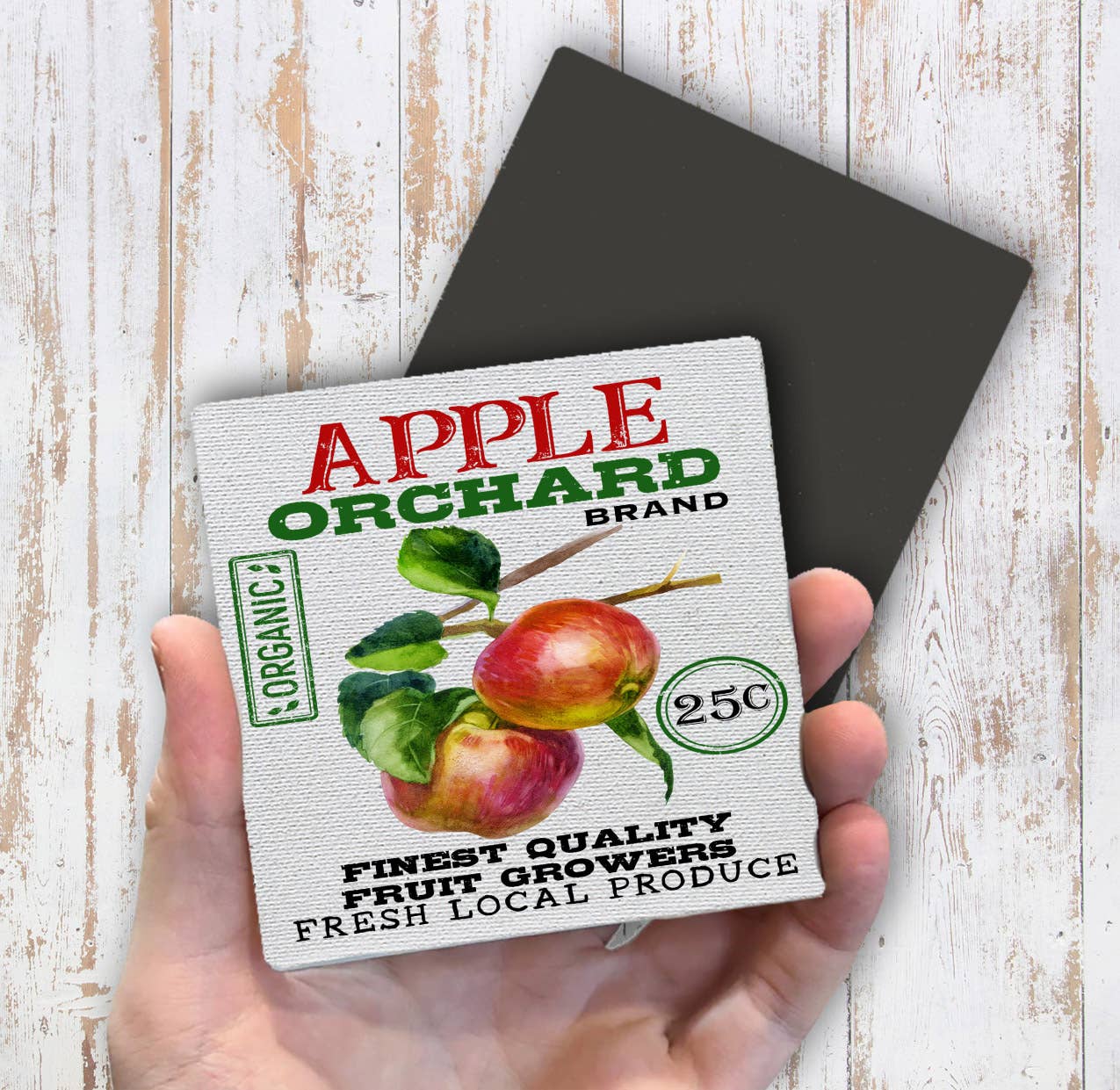 Farmhouse Apple Orchard Organic Magnet Fridge - Sets of 2