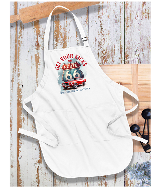 Route 66 Get your Kicks Mustang  Apron