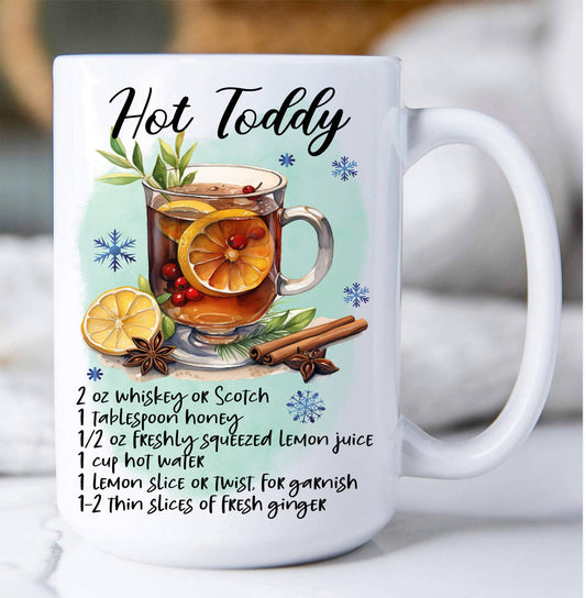 Christmas Cocktail Hot Toddy Recipe Coffee Mug