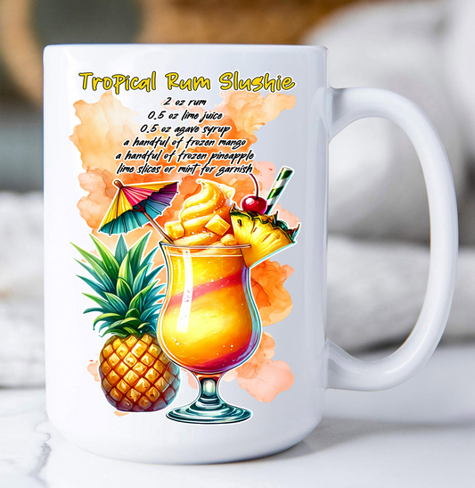 Summer Cocktail Tropical Rum Slushie Coffee Mug