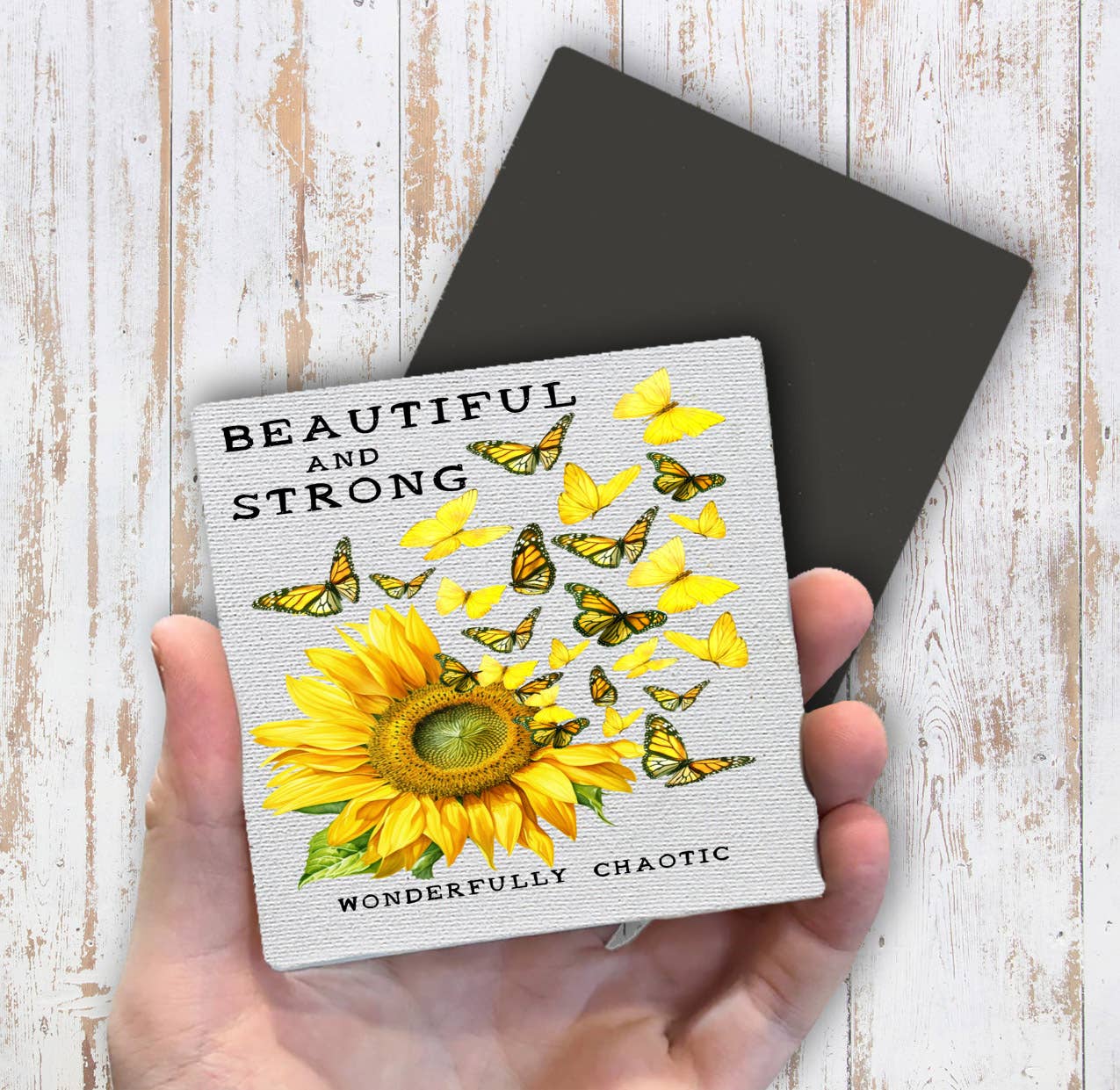 Sunflower Wonderfully Chaotic Magnet Fridge - Sets of 2