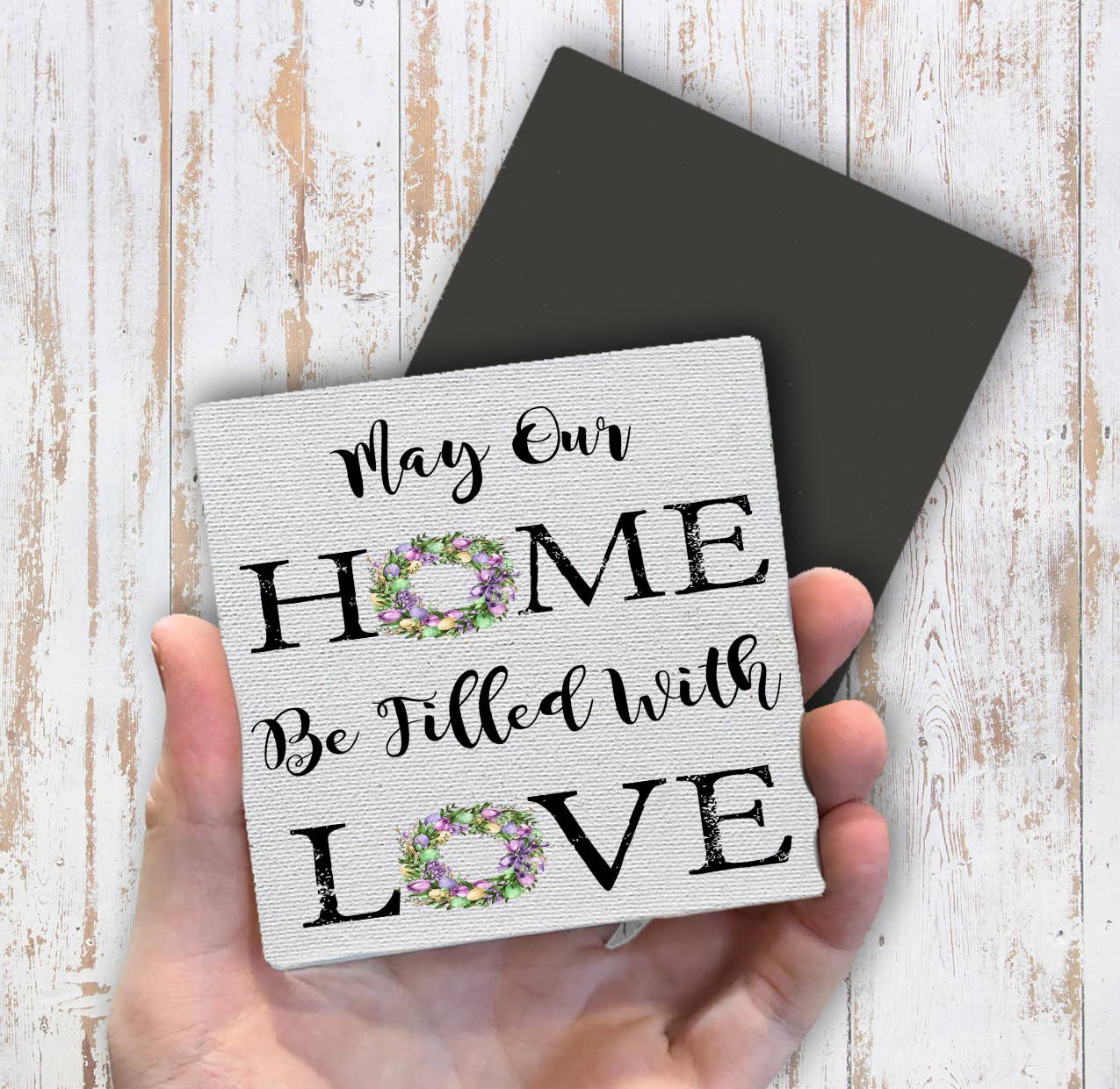 Easter Home Filled With Love Magnet Fridge - Sets of 2