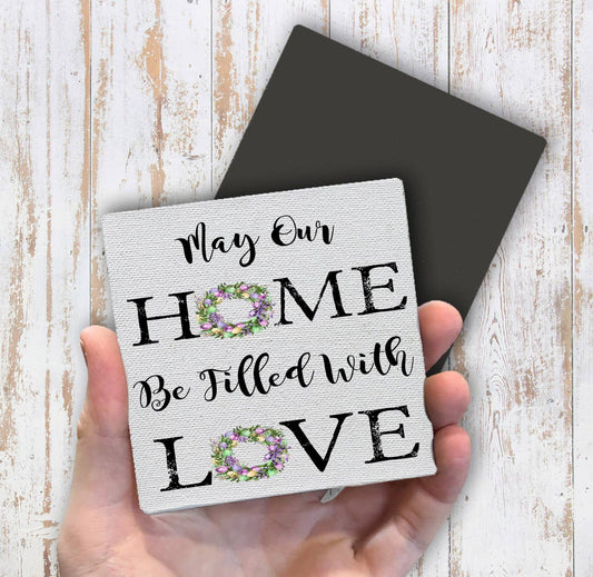 Easter Home Filled With Love Magnet Fridge - Sets of 2