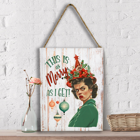 Christmas Funny This is my Merry Wall Decor