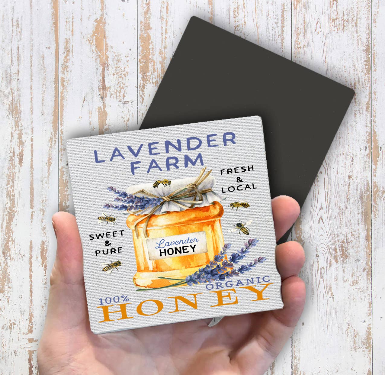 Lavender Farm Honey  Magnet Fridge - Sets of 2