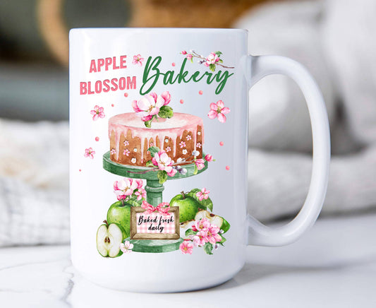 Apple Blossom Bakery Farmhouse 15 oz Coffee Mug