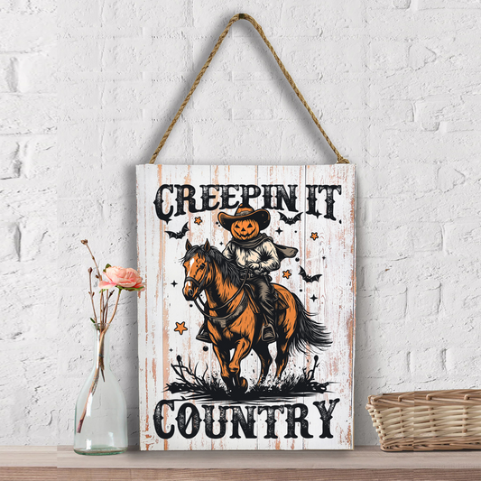 Halloween Creepin it Country Wall Decor