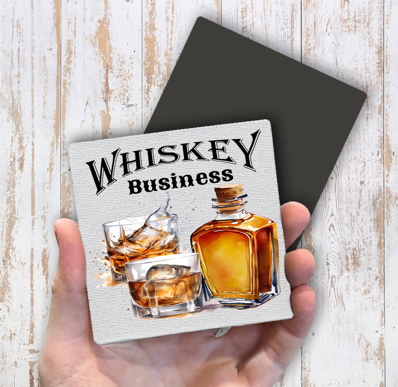 Whiskey Business Funny Sassy Magnet Fridge - Sets of 2