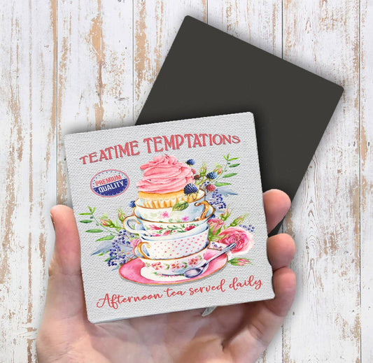 Victorian Tea Time Temptations  Magnet Fridge - Sets of 2