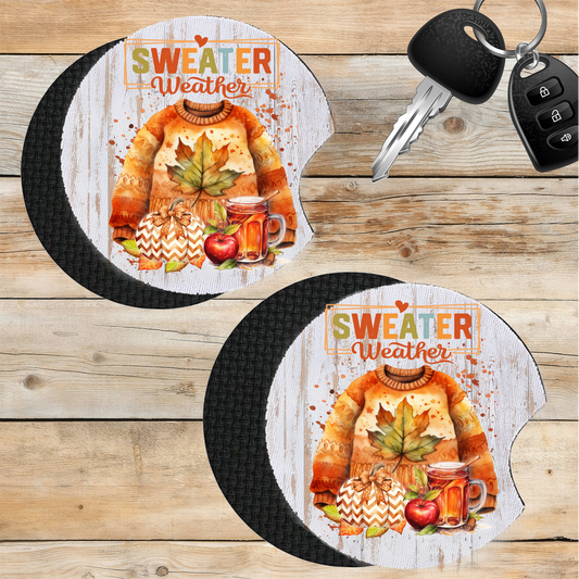 Car Coaster Fall Sweater Weather