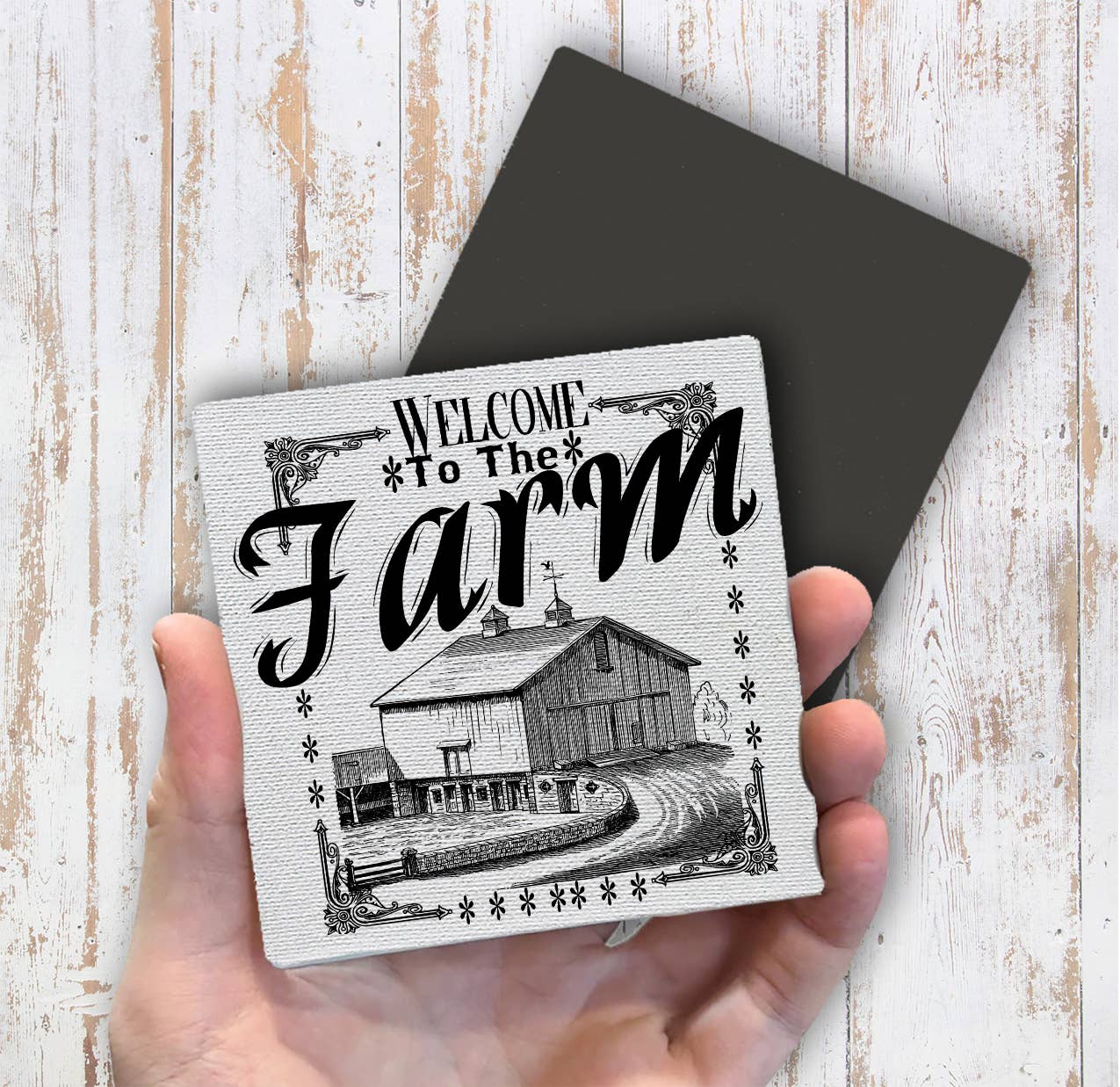 Country Farm, Magnet Fridge - Sets of 2