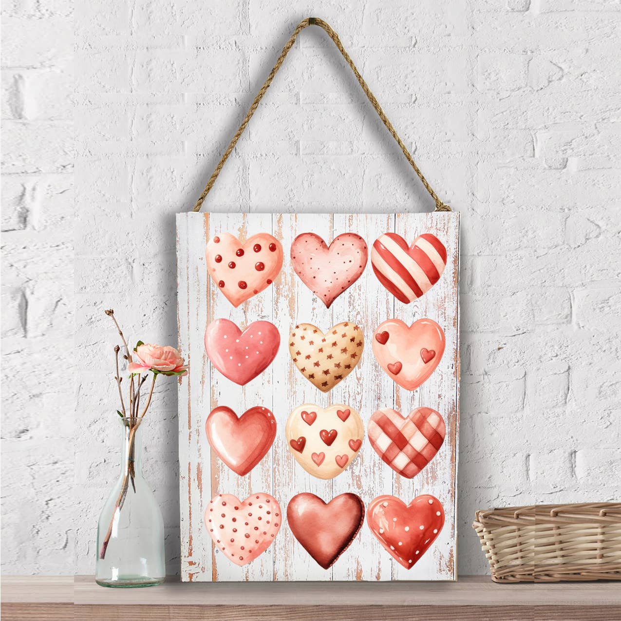Valentine Heart Cookies  Wall Decor