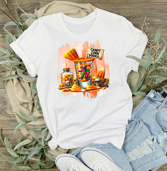 Halloween Candy Corn Vodka T-Shirt