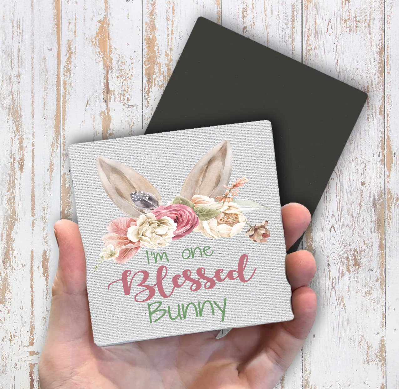 Easter One Blessed Bunny Magnet Fridge - Sets of 2