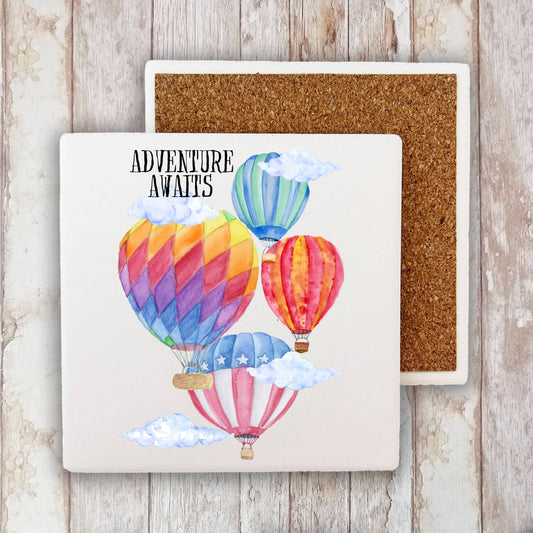 Hot Air Balloons Adventure Awaits Stone Coaster