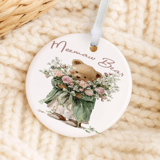 Mother's Day Meemaw BearOrnament