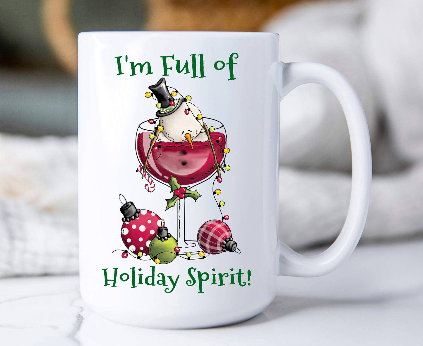 Christmas Full of Holiday Cheer Coffee Mugs