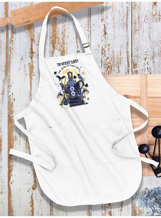 Halloween Witch's Teapot Brews Apron