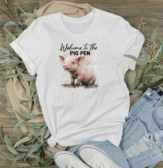 Welcome to the Pig Pen Piglet T-Shirt