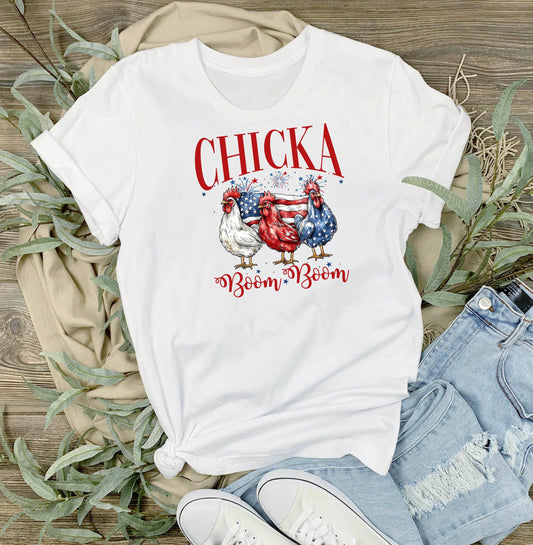 Patriotic Chicka Boom Boom T-Shirt