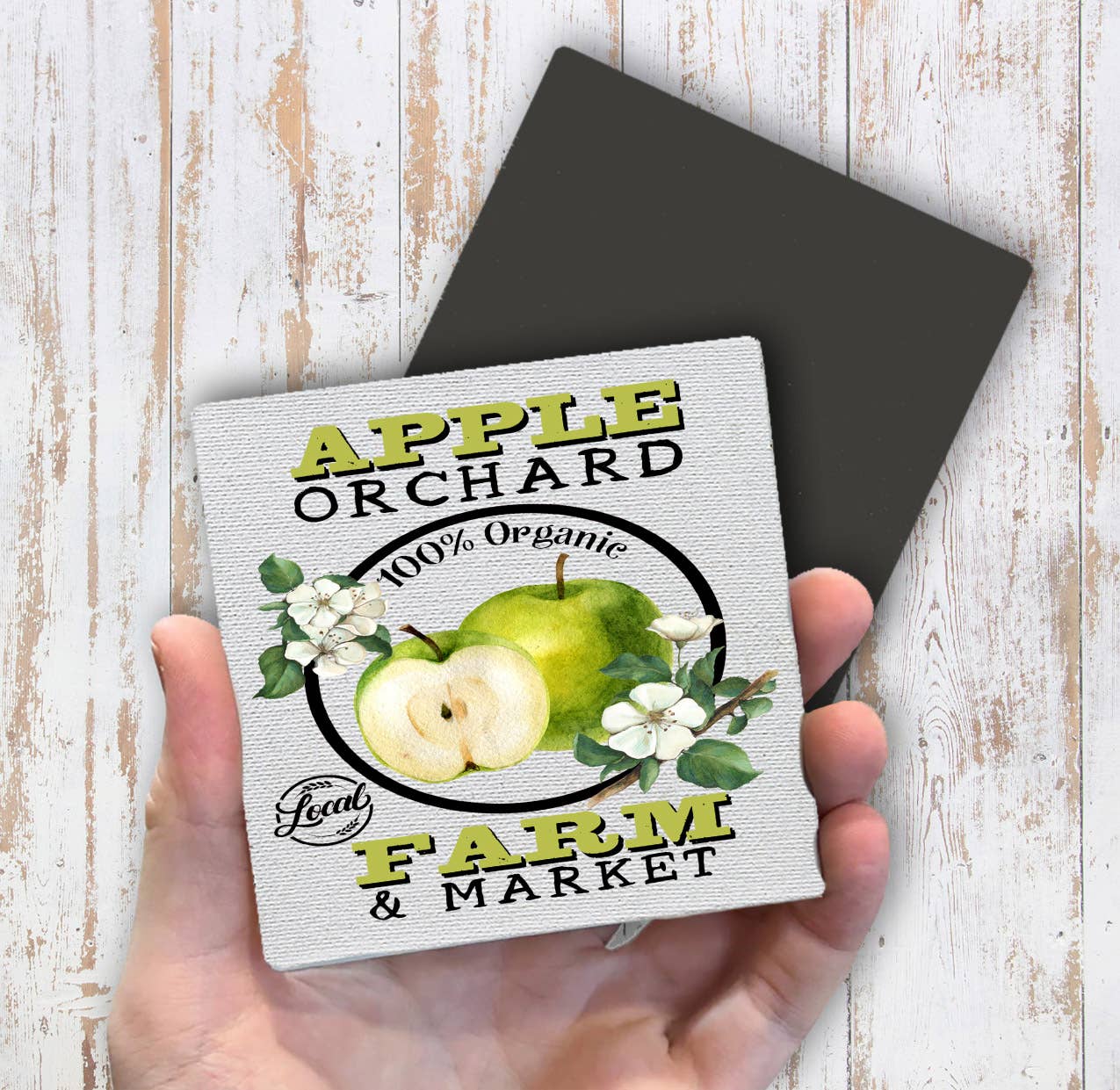 Farm Fresh Apples Orchard Magnet Fridge - Sets of 2