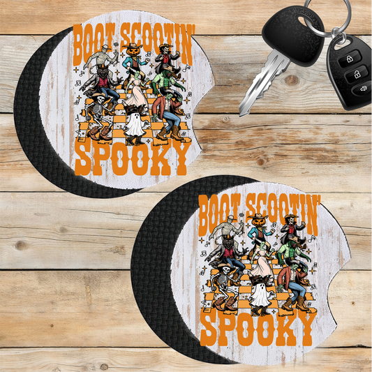 Car Coaster Halloween Boot Scootin Spooky