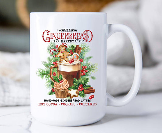 Christmas Gingerbread Latte Coffee Mug