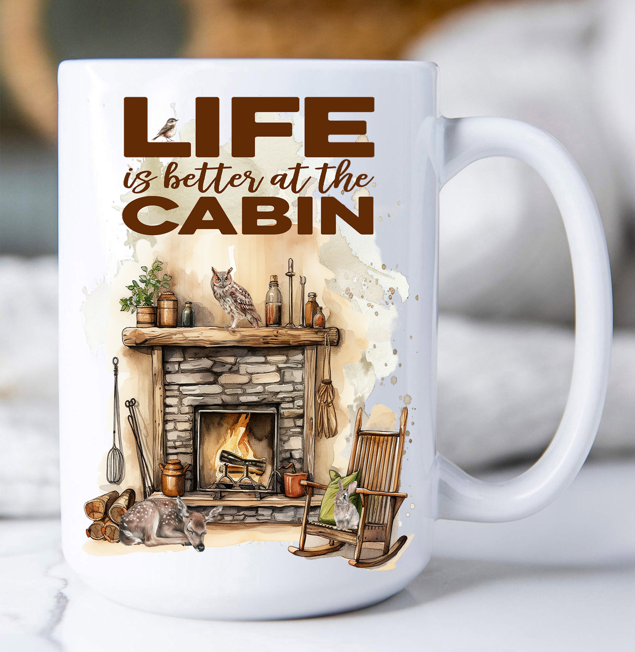 Life is better at the Cabin Coffee Mug